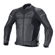 ALPINESTARS GP FORCE LEATHER AIRFLO JACKET - BLACK/BLACK