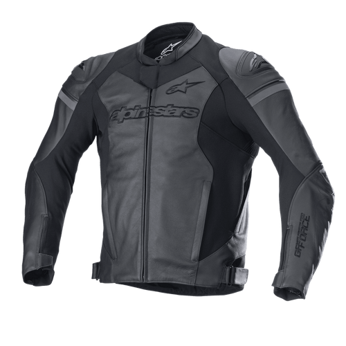 ALPINESTARS GP FORCE LEATHER AIRFLO JACKET - BLACK/BLACK