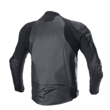 ALPINESTARS GP FORCE LEATHER AIRFLO JACKET - BLACK/BLACK