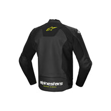 ALPINESTARS FASTER V3 AIRFLOW LEATHER BLACK/WHITE/FLURO YELLOW JACKET
