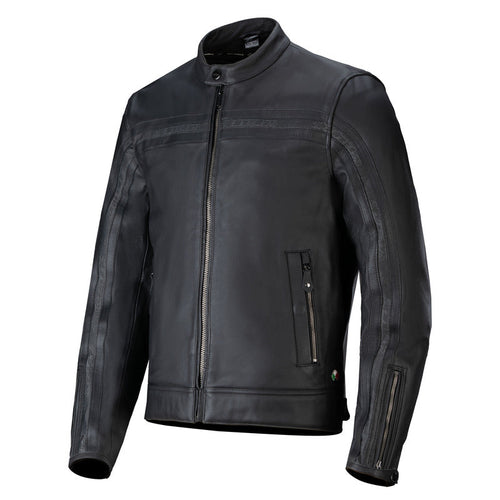 ALPINESTARS DYNO LEATHER BLACK/BLACK JACKET