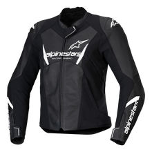 ALPINESTARS STELLA FASTER V3 LEATHER BLACK/WHITE WOMENS JACKET