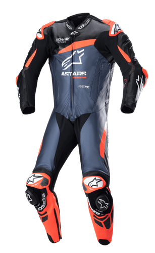 ALPINESTARS GP PLUS V4 LEATHER SUIT - DARK/BLUE