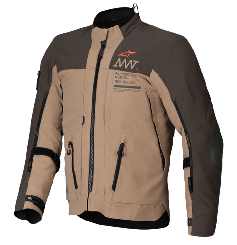 ALPINESTARS AMT-8 STRETCH DRYSTAR XF DARK BROWN/DARK KHAKI JACKET