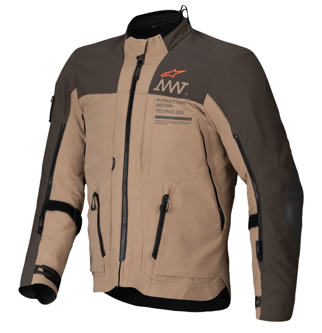 ALPINESTARS AMT-8 STRETCH DRYSTAR XF DARK BROWN/DARK KHAKI JACKET