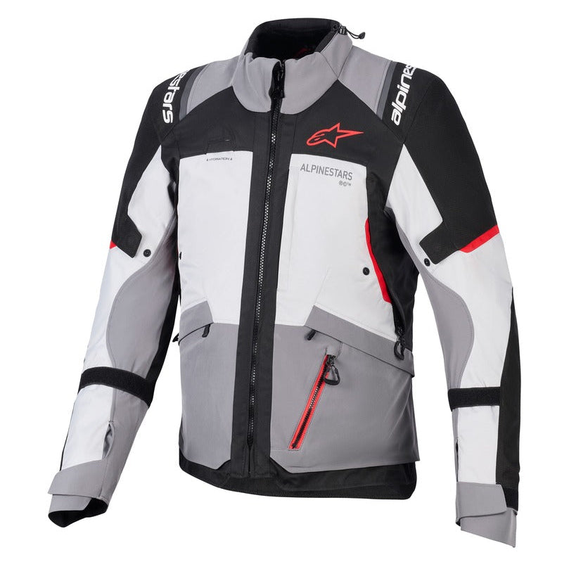 ALPINESTARS ANDES V4 DRYSTAR DARK GREY/ICE GREY/BLACK/BRIGHT RED JACKET