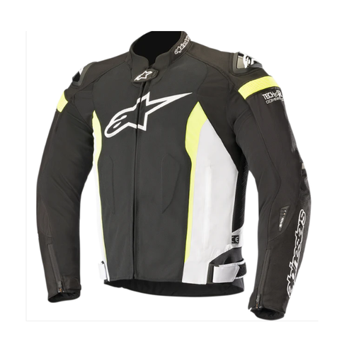 ALPINESTARS T MISSILE AIR JACKET - TECH-AIR® COMPATIBLE - BLACK/FLURO YELLOW