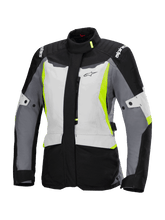 ALPINESTARS ST-1 WATERPROOF ICE GREY/BLACK/FLURO YELLOW JACKET