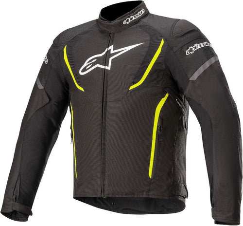 ALPINESTARS T-JAWS V3 WATERPROOF JACKET - BLACK/FLURO YELLOW