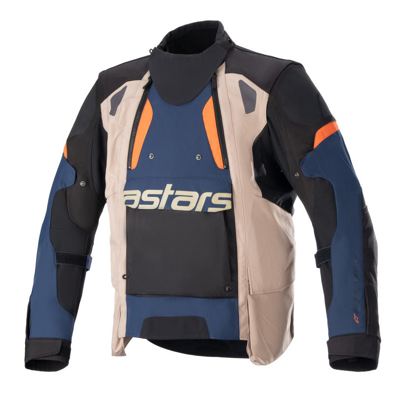 ALPINESTARS HALO DRYSTAR ADV JACKET DARK BLUE/KHAKI/FLAME ORANGE