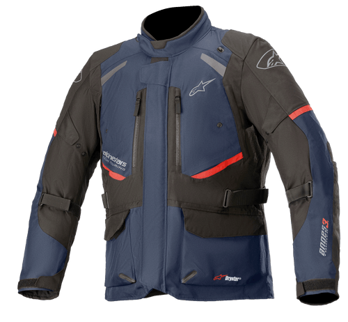 ALPINESTARS ANDES V3 WATERPROOF MOTORCYCLE JACKET - BLUE/BLACK