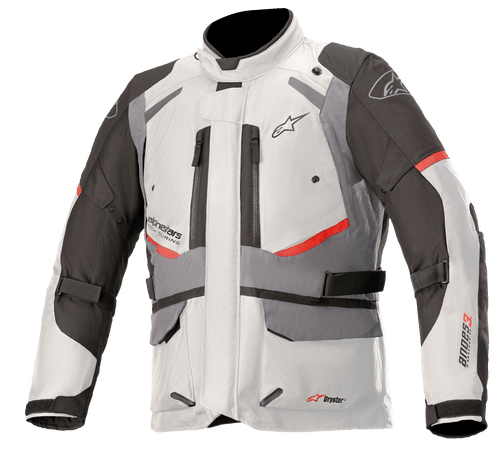 ALPINESTARS ANDES V3 WATERPROOF MOTORCYCLE JACKET - GREY