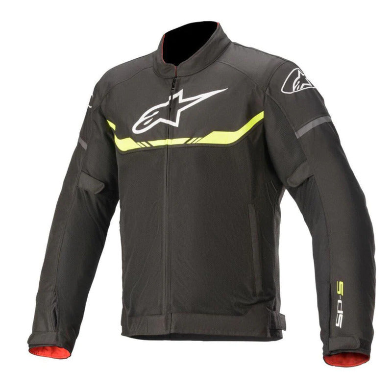 ALPINESTARS T SPS AIR JACKET -  BLACK/YELLOW FLURO