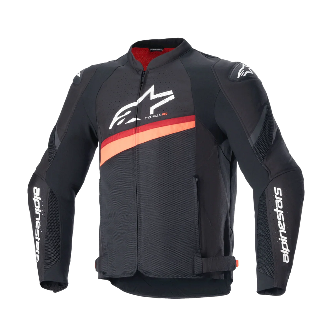 ALPINESTARS T-GP PLUS R V4 AIRFLOW BLACK/FLURO RED JACKET