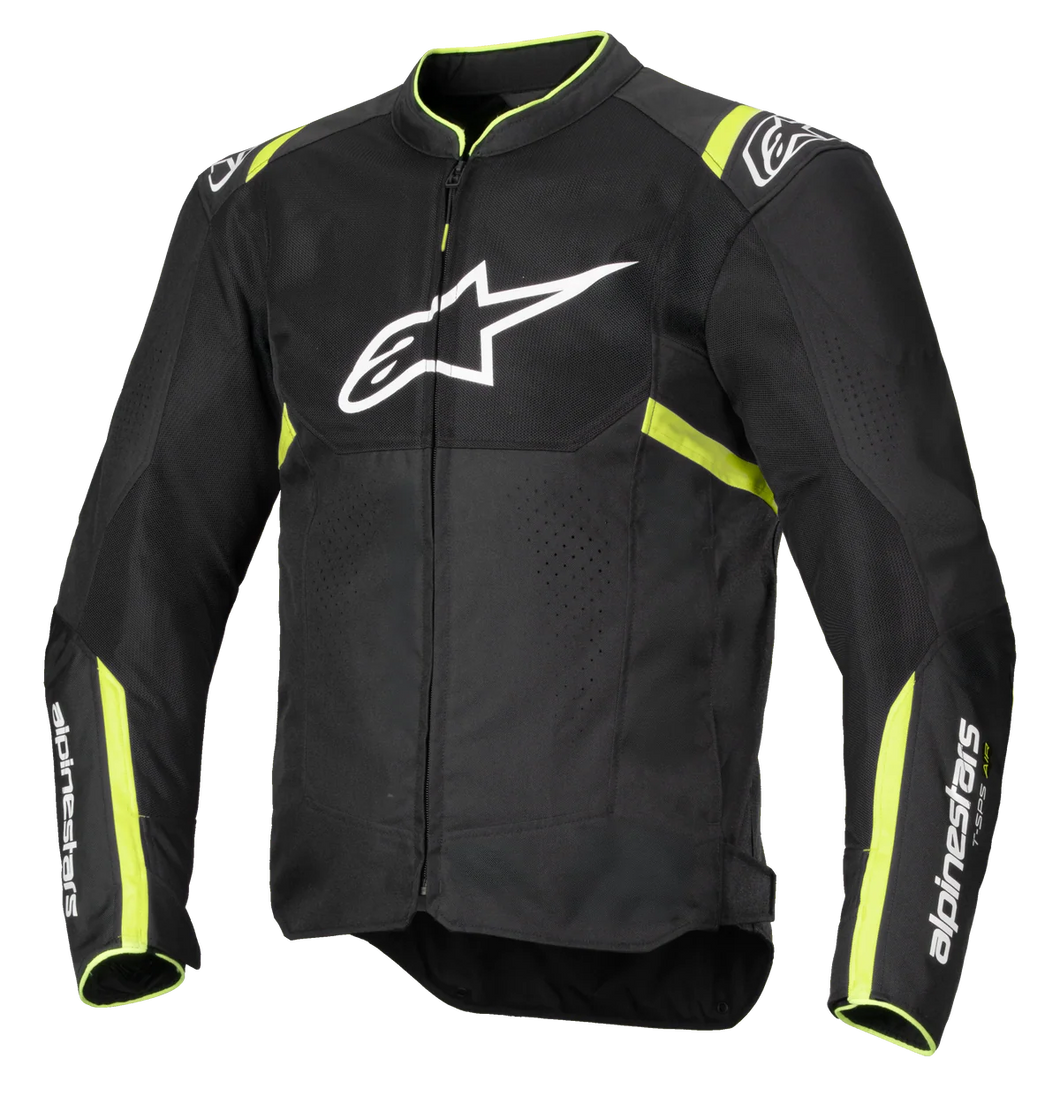ALPINESTARS T-SPS AIR V2 BLACK/FLURO YELLOW JACKET
