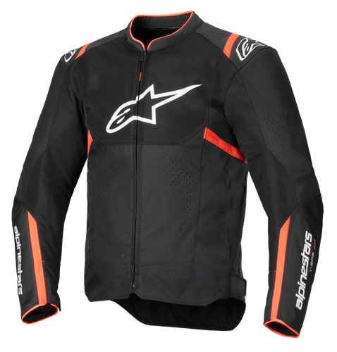ALPINESTARS T-SPS AIR V2 BLACK/FLURO RED JACKET