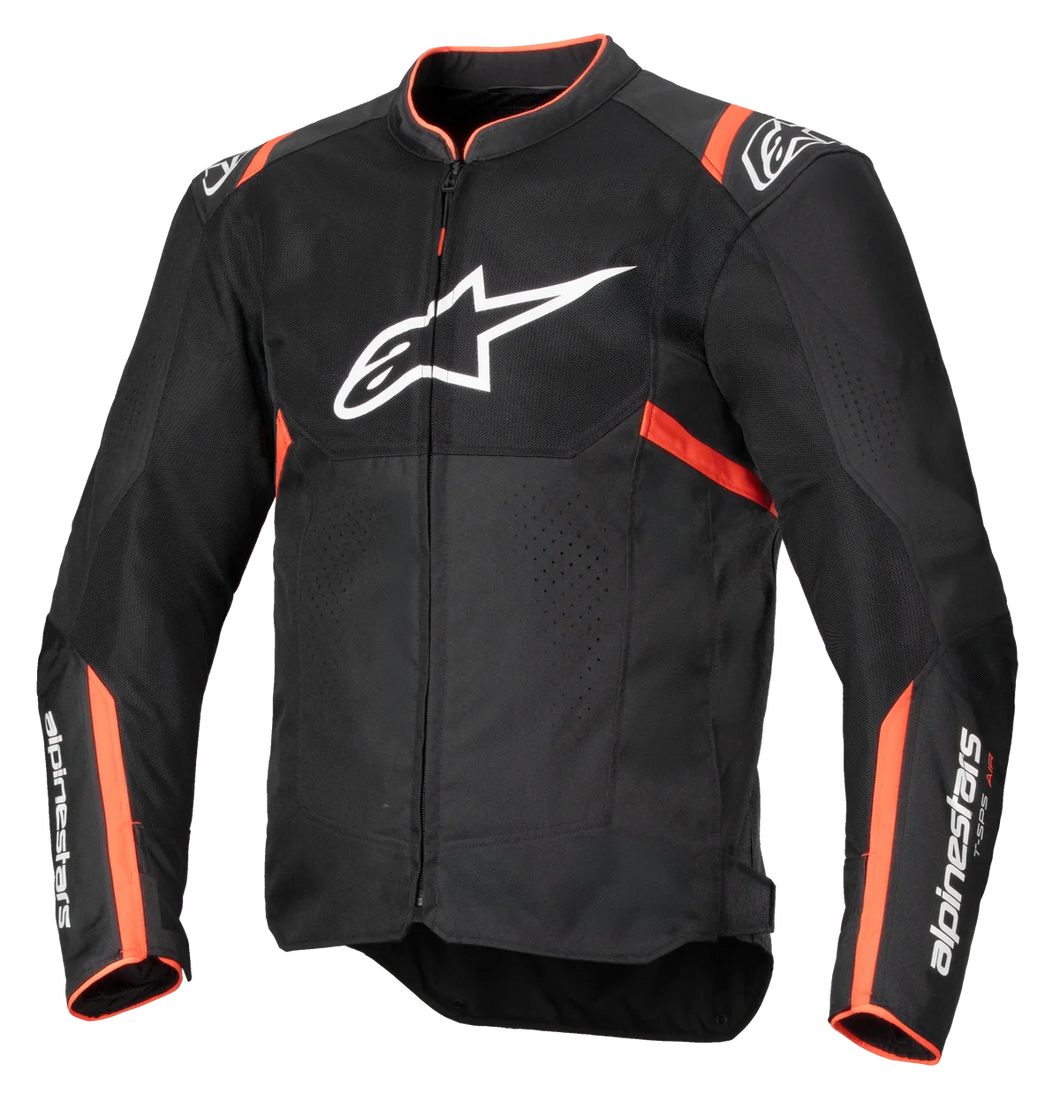 ALPINESTARS T-SPS AIR V2 BLACK/FLURO RED JACKET