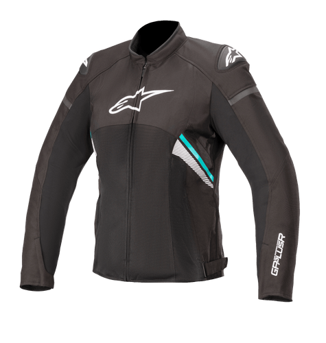 ALPINESTARS STELLA T-GP PLUS R V3 AIR MOTORCYCLE JACKET - BLACK/WHITE/TEAL