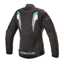 ALPINESTARS STELLA T-GP PLUS R V3 AIR MOTORCYCLE JACKET - BLACK/WHITE/TEAL