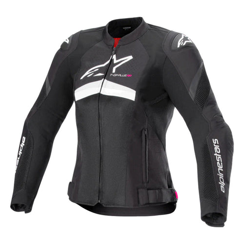 ALPINESTARS STELLA T-GP PLUS R V4 AIRFLOW BLACK/WHITE WOMENS JACKET