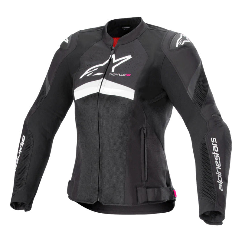 ALPINESTARS STELLA T-GP PLUS R V4 AIRFLOW BLACK/WHITE WOMENS JACKET