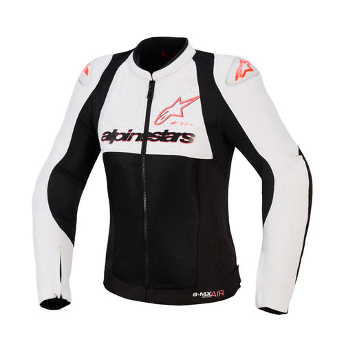 ALPINESTARS STELLA SMX AIR ICE GREY/BLACK/FLURO CORAL WOMENS JACKET