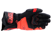 ALPINESTARS SP-9 BLACK/FLURO RED GLOVES