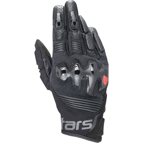 ALPINESTARS HALO LEATHER GLOVES - BLACK