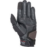 ALPINESTARS HALO LEATHER GLOVES - BLACK