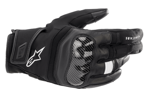 ALPINESTARS SMX-Z DRYSTAR MOTORCYCLE GLOVES - BLACK