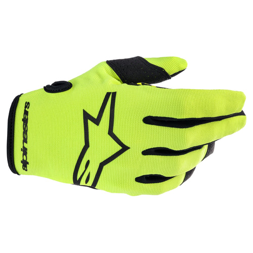 ALPINESTARS 2023 YOUTH RADAR GLOVES - YELLOW FLURO/BLACK