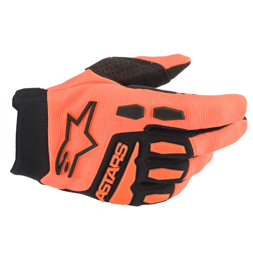 ALPINESTARS 2022 YOUTH FULL BORE GLOVES - ORANGE/BLACK