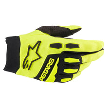 ALPINESTARS 2022-2023 YOUTH FULL BORE GLOVES - YELLOW FLURO/BLACK