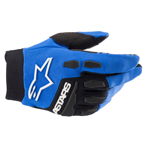 ALPINESTARS 2022 YOUTH FULL BORE GLOVES - BLUE/BLACK