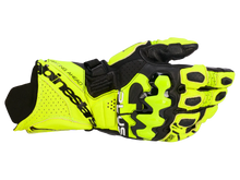 ALPINESTARS GP PLUS R V3 LEATHER FLURO YELLOW/BLACK GLOVES