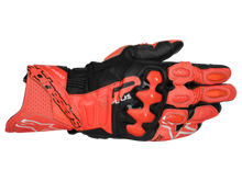 ALPINESTARS GP PLUS R V3 LEATHER BRIGHT RED/FLURO RED/BLACK GLOVES