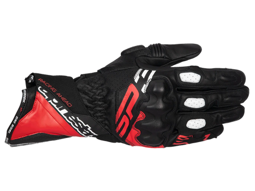 ALPINESTARS SP-3 BLACK/BRIGHT RED/WHITE GLOVES