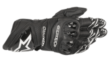 ALPINESTARS GP PRO R3 LEATHER MOTORCYCLE GLOVES -BLACK