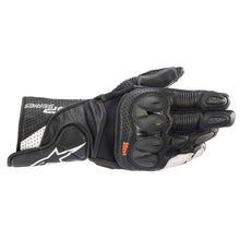 ALPINESTARS SP-2 V3 LEATHER BLACK/WHITE GLOVES