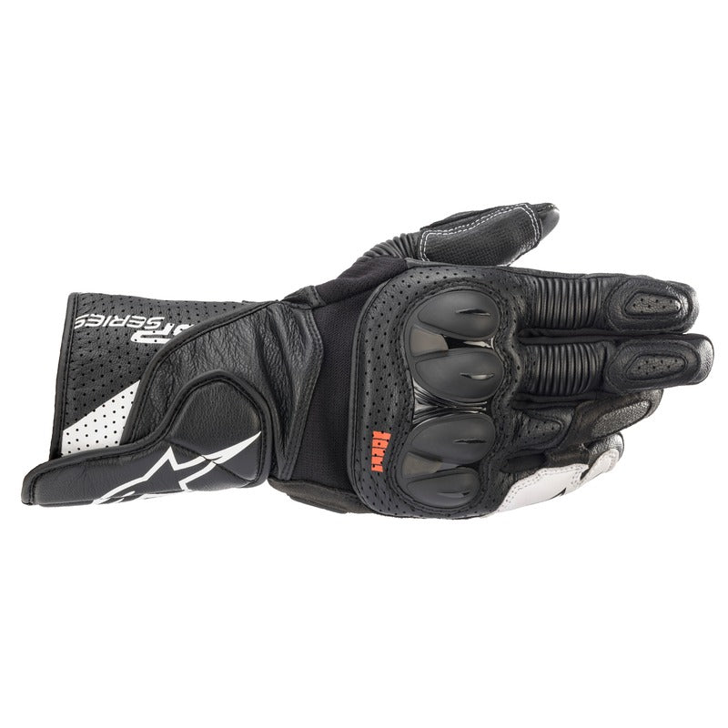 ALPINESTARS SP-2 V3 LEATHER BLACK/WHITE GLOVES