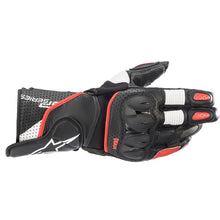 ALPINESTARS SP-2 V3 LEATHER BLACK/WHITE/RED GLOVES