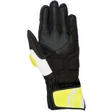 ALPINESTARS GLOVES SP-8 V2 LEATHER - BLACK/WHITE/YELLOW