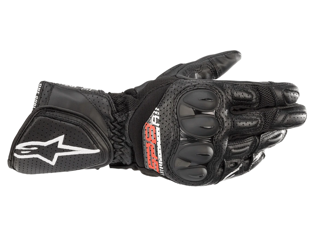 ALPINESTARS SP-8 V3 AIR LEATHER BLACK GLOVES