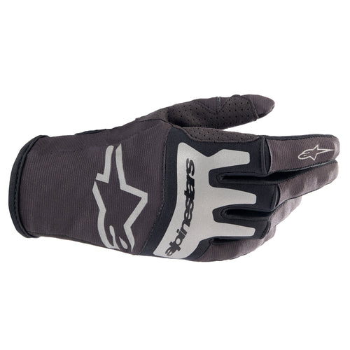 ALPINESTARS 2023 TECHSTAR GLOVES - BLACK BRUSHED SILVER