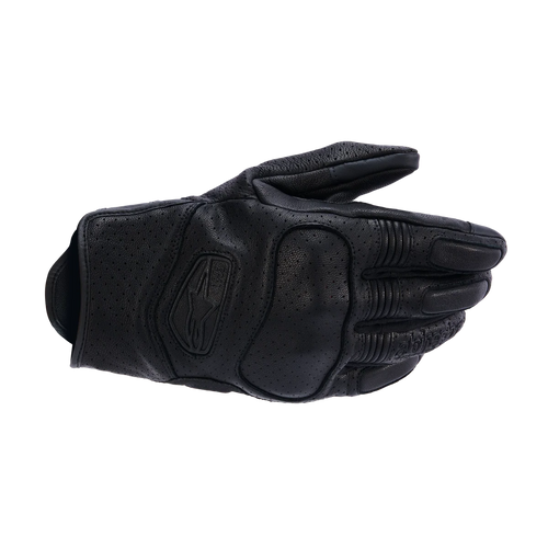 ALPINESTARS MUSTANG V3 LEATHER BLACK/BLACK GLOVES