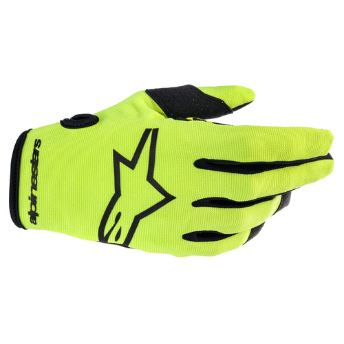 ALPINESTARS 2023 RADAR GLOVES - YELLOW FLURO/BLACK