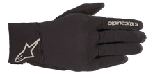 ALPINESTARS REEF MOTORCYCLE GLOVES - BLACK REFLECTIVE