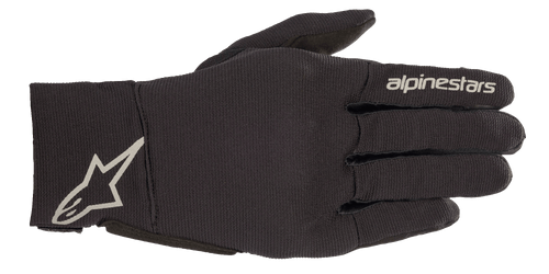 ALPINESTARS REEF MOTORCYCLE GLOVES - BLACK REFLECTIVE