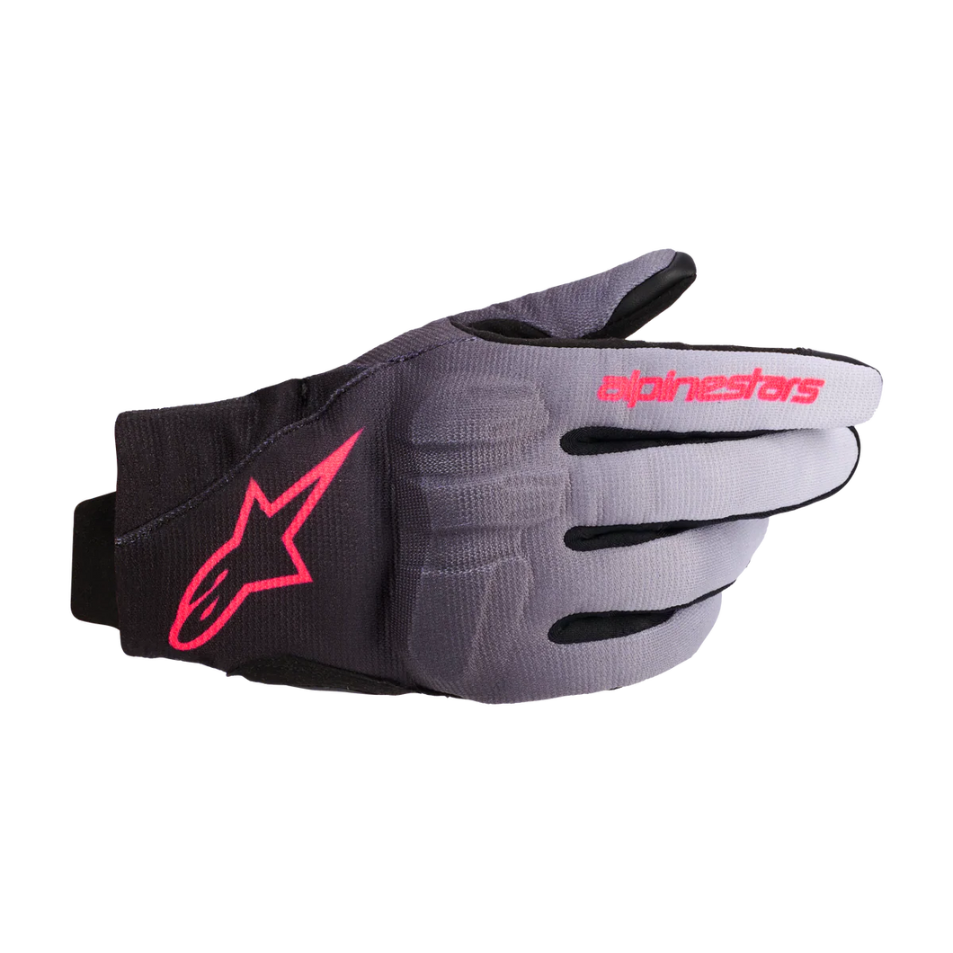 ALPINESTARS REEF V2 GREY/BLACK/FLURO PINK WOMENS GLOVES