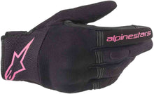 ALPINESTARS STELLA COPPER MOTORCYCLE GLOVES - BLACK/FUCHSIA